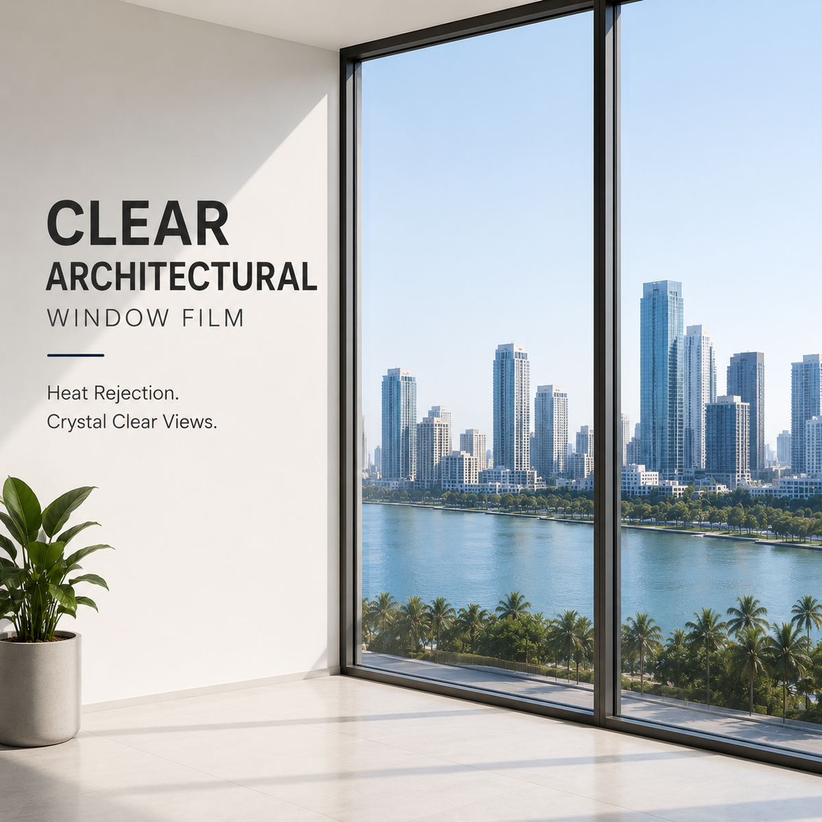 Clear Architectural Window Film Dubai