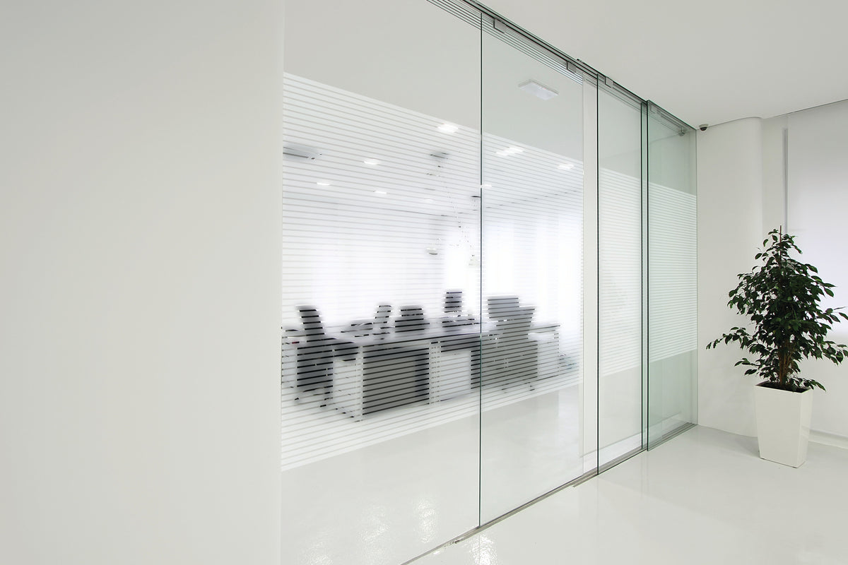Sirius decorative window film installed on architectural glass in Dubai and Abu Dhabi