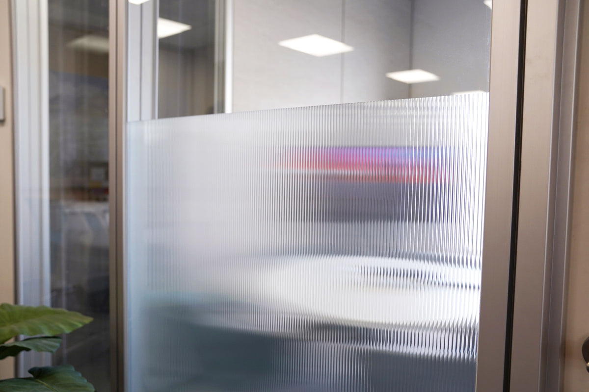 Vogue 6 decorative window film installed on architectural glass in Dubai and Abu Dhabi