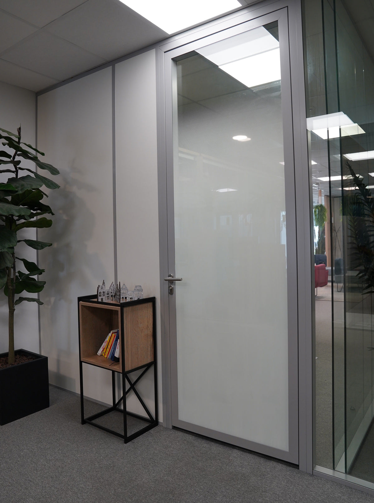 Zenith decorative window film installed on architectural glass in Dubai and Abu Dhabi